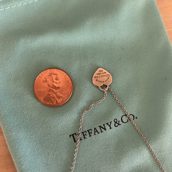 Reserved Brooke- Tiffany & C. Necklace heart mini silver 925 - Picture 6 of 6